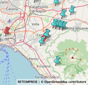 Mappa Via della Libertà, 80040 San Sebastiano Al Vesuvio NA, Italia (5.01)