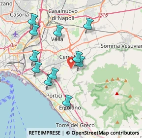 Mappa Via della Libertà, 80040 San Sebastiano Al Vesuvio NA, Italia (3.87636)