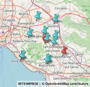 Mappa Via Adolfo Ranieri, 80044 Ottaviano NA, Italia (6.53833)