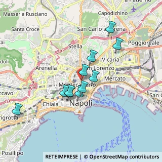 Mappa Piazza D'ovidio F., 80134 Napoli NA, Italia (1.63636)