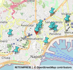 Mappa Piazza D'ovidio F., 80134 Napoli NA, Italia (0.98077)