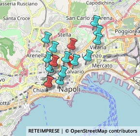 Mappa Piazza D'ovidio F., 80134 Napoli NA, Italia (1.40529)