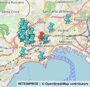 Mappa Piazza D'ovidio F., 80134 Napoli NA, Italia (1.866)