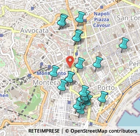 Mappa Piazza D'ovidio F., 80134 Napoli NA, Italia (0.5105)