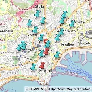 Mappa Piazza D'ovidio F., 80100 Napoli NA, Italia (0.9945)