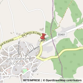 Mappa Via San Lorenzo, 5, 83053 Sant'Andrea di Conza, Avellino (Campania)