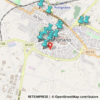 Mappa Via Alessandro Piccirilli, 70017 Putignano BA, Italia (0.46133)
