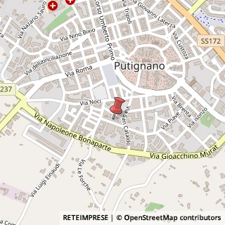 Mappa Via Tateo F. S, 27, 70017 Putignano, Bari (Puglia)