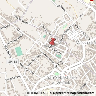 Mappa Via Parco del Sole, 24, 80040 San Sebastiano al Vesuvio, Napoli (Campania)