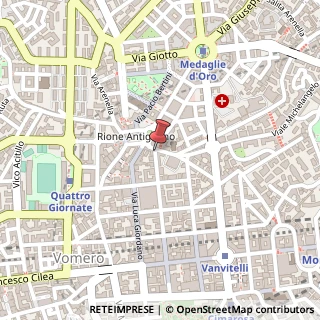 Mappa Via Giovanni Merliani, 144, 80129 Napoli, Napoli (Campania)