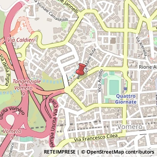 Mappa Via Emilio Scaglione, 53, 80128 Napoli, Napoli (Campania)