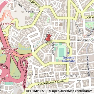 Mappa Via Luigi Caldieri, 81, 80128 Napoli, Napoli (Campania)