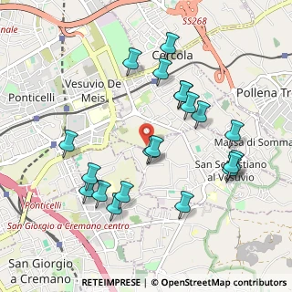 Mappa Via Tufarelli, 80040 San Sebastiano al Vesuvio NA, Italia (1.079)