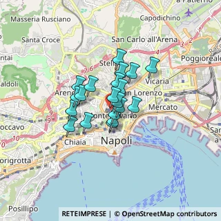 Mappa Piazza Montesanto, 80134 Napoli NA, Italia (1.1285)