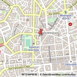 Mappa Via Giovanni Paisiello, 28, 80128 Napoli, Napoli (Campania)