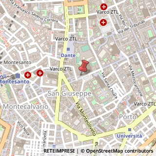 Mappa Via Domenico Capitelli,  22, 80134 Napoli, Napoli (Campania)