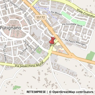 Mappa Via Giambattista Carafa Balì, 28, 70017 Putignano, Bari (Puglia)