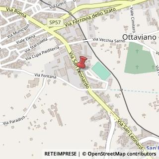 Mappa Via San Leonardo, 62, 80044 Ottaviano, Napoli (Campania)