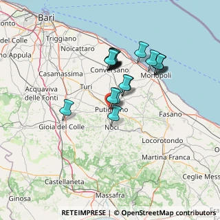 Mappa Via Antonio Gramsci, 70017 Putignano BA, Italia (12.717)