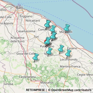 Mappa Via Antonio Gramsci, 70017 Putignano BA, Italia (10.28417)
