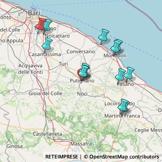 Mappa Via Antonio Gramsci, 70017 Putignano BA, Italia (16.92077)