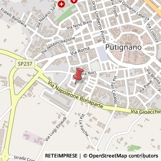 Mappa Via Giuseppe di Vittorio, 24, 70017 Putignano, Bari (Puglia)