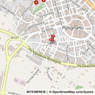Mappa Via Noci, 91, 70017 Putignano, Bari (Puglia)