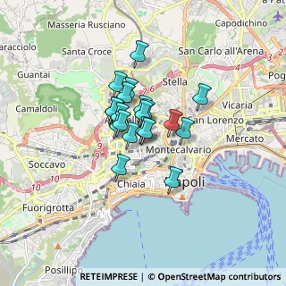 Mappa Via Settimio Severo Caruso, 80129 Napoli NA, Italia (1.099)