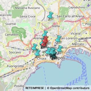 Mappa Via Settimio Severo Caruso, 80129 Napoli NA, Italia (1.18632)
