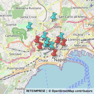 Mappa Via Settimio Severo Caruso, 80129 Napoli NA, Italia (1.14167)