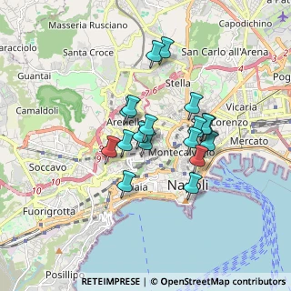 Mappa Via Settimio Severo Caruso, 80129 Napoli NA, Italia (1.42778)