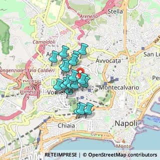 Mappa Via Settimio Severo Caruso, 80129 Napoli NA, Italia (0.6285)