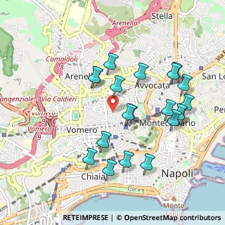 Mappa Via Settimio Severo Caruso, 80129 Napoli NA, Italia (1.0385)