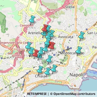 Mappa Via Settimio Severo Caruso, 80129 Napoli NA, Italia (0.8365)