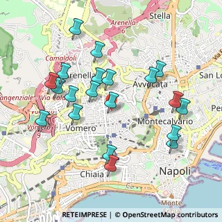 Mappa Via Settimio Severo Caruso, 80129 Napoli NA, Italia (1.076)