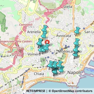 Mappa Via Settimio Severo Caruso, 80129 Napoli NA, Italia (1.042)