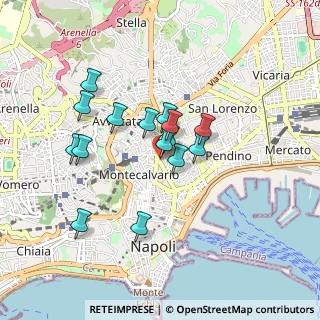 Mappa Via Domenico Capitelli, 80134 Napoli NA, Italia (0.76067)