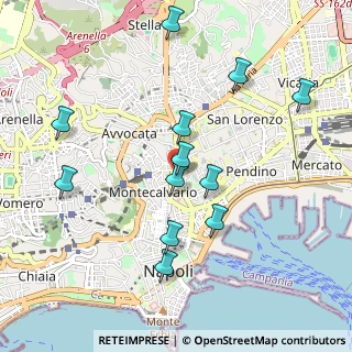 Mappa Via Nina Moscati, 80134 Napoli NA, Italia (1.05917)