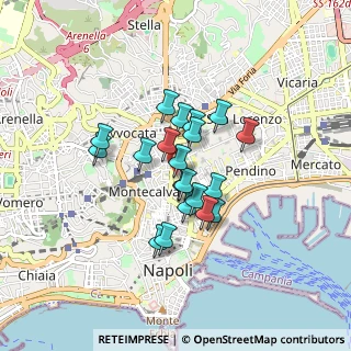 Mappa Vico Quercia, 80134 Napoli NA, Italia (0.652)