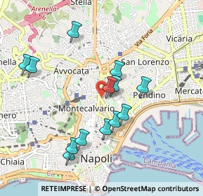 Mappa Vico Quercia, 80134 Napoli NA, Italia (0.96846)