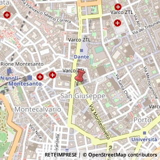 Mappa Via Sant'Anna dei Lombardi, 80134 Napoli NA, Italia, 80134 Napoli, Napoli (Campania)