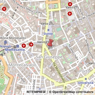 Mappa Via Domenico Capitelli, 8, 80134 Napoli, Napoli (Campania)