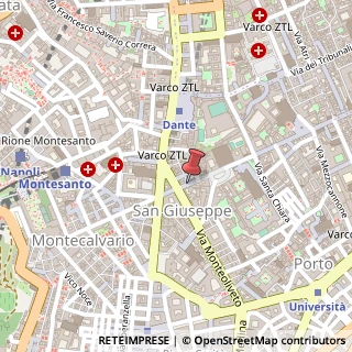 Mappa Via Domenico Capitelli, 34/38, 80134 Napoli, Napoli (Campania)