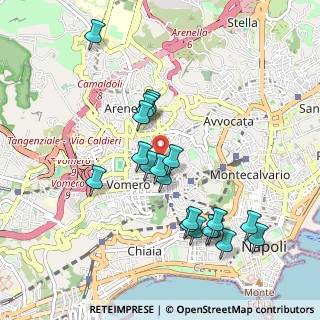 Mappa Piazza Cosimo Fanzago, 80129 Napoli NA, Italia (1.0205)