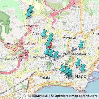Mappa Piazza Cosimo Fanzago, 80129 Napoli NA, Italia (1.11933)