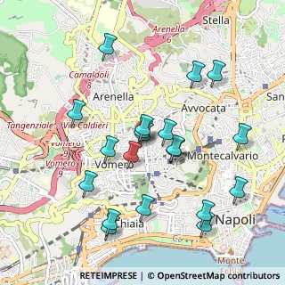 Mappa Piazza Cosimo Fanzago, 80129 Napoli NA, Italia (1.0495)