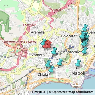 Mappa Piazza Cosimo Fanzago, 80129 Napoli NA, Italia (1.3055)
