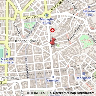 Mappa Via Gian Lorenzo Bernini, 106, 80129 Napoli, Napoli (Campania)