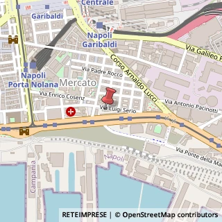 Mappa Via Amerigo Vespucci, 9, 80142 Napoli, Napoli (Campania)