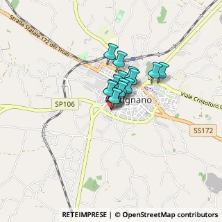 Mappa Via Pietro Nenni, 70017 Putignano BA, Italia (0.46733)